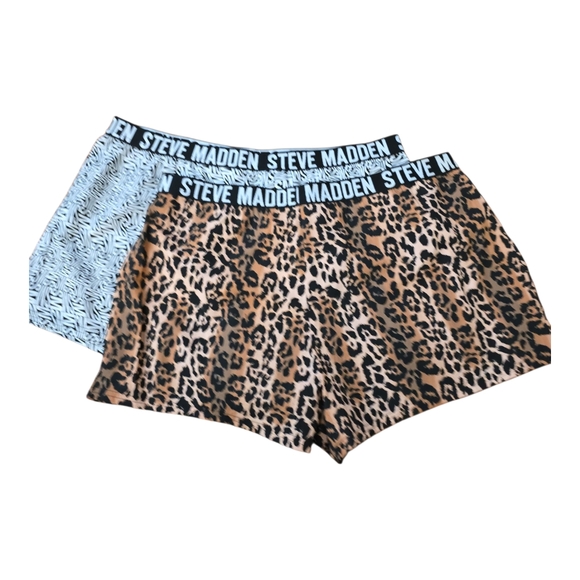 Steve Madden Leopard and Zebra Print Boxer Briefs - Picture 1 of 3